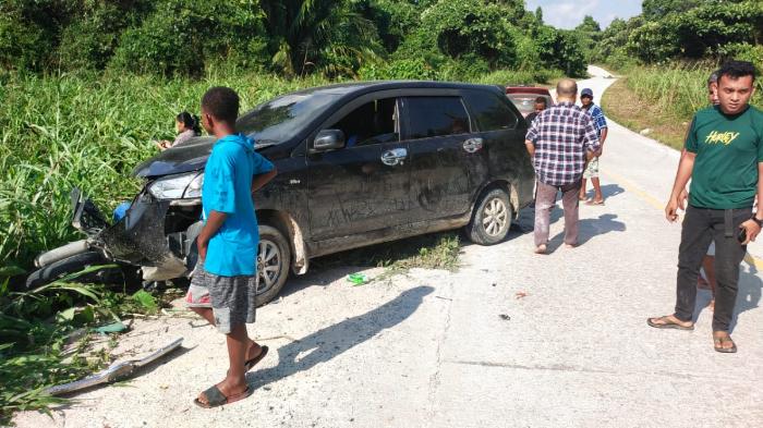 Kumpulan Fakta Hasil Olah TKP Kecelakaan Motor dan Mobil Akibat Pemalangan Jalan Memakan 2 Korban Jiwa di Sorong